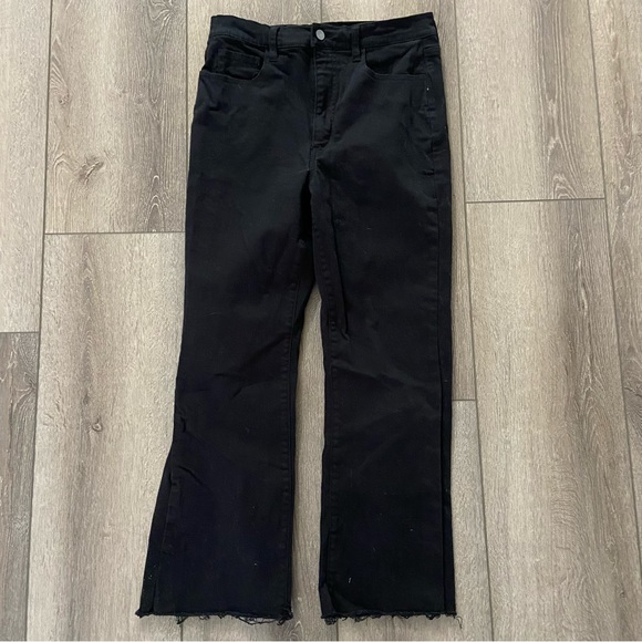 Oak+Fort Raw Hem Straight Fit Cropped Jeans Size 30 - Picture 2 of 5